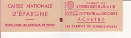 France - Carnet N° 1234 C1  Fr  0,25 Marianne à La Nef  -  8 Timbres - Sonstige & Ohne Zuordnung