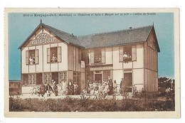 Hôtel De KERPAPE-JOLI Chambres Et Salle à Manger Sur La Mer - Cuisine De Famille   (cpa 56)  -  L  1 - Plömeur