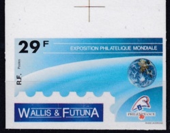 WALLIS ET FUTUNA Philexfrance 89, Yvert N° 389 Non Dentelé. Imperforate. ** MNH - Briefmarkenausstellungen