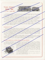 Mode D'emploi GEM 1950s Treno Elettrico OO 15 Volt Mod. M3 BGEM Treno Elettrico OO 15 Volt Mod. M3 Brochure - En Italien - Non Classificati