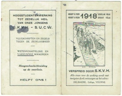 Calendrier. Veurne. College Delbaere. S.K.V.H. - S.U.C.W.  1918. - Kleinformat : 1901-20