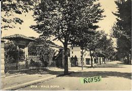 Toscana-arezzo-stia Frazione Di Pratovecchio Viale Roma Veduta Panoramica Anni 40 50 - Sonstige & Ohne Zuordnung