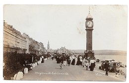 REAL PHOTO POSTCARD - WEYMOUTH - ESPLANADE  --- B365 - Weymouth