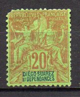 Col10    Diego Suarez N°  31 Neuf X MH  Cote : 30,00 Euro - Unused Stamps