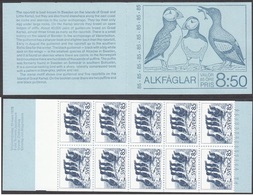 BIRDS Vögel DES OISEAUX - AUK TROTTELLUMME Uria Aalge - SWEDEN SUEDE SCHWEDEN 1976 BOOKLET  MNH MI 937 - Albatros
