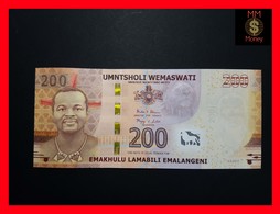 SWAZILAND  200 Emalangeni 6.9.2017 P. NEW UNC - Swasiland