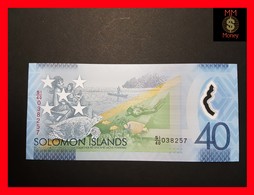 SOLOMON ISLANDS   40 $  2018  P. 37  *commemorative*  Polymer  UNC - Solomonen