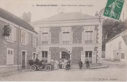 CPA Bruyères-le-Châtel - Hôtel Restaurant (Maison Cappé) (jolie Scène Avec Automobile) - Bruyeres Le Chatel