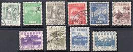 MALAYA, JAPANESE OCCUPATION 1943. The Complete Set Issued By The Japanese Authorities - Occupazione Giapponese