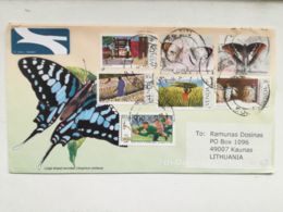 Cover South Africa RSA Animals Butterfly Papillon Rugby - Lettres & Documents