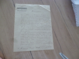 Lettre à En Tête Administration Des Messageries Du Midi Auvergne Montpellier 31/01/1886 Courriers Organisation Diligence - Trasporti