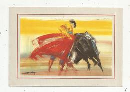 Cp , CORRIDA ,  TAUROMACHIE N° 3 , Illustrateur : J. Gordes ,ed. Du Soleil , écrite 1990 - Corridas