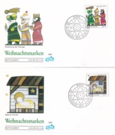 Germany 1997 Christmas - Two FDC  (G95-21) - FDC: Covers