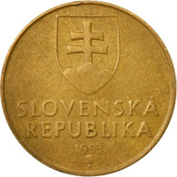 Monnaie, Slovaquie, Koruna, 1993, TB+, Bronze Plated Steel, KM:12 - Slowakei
