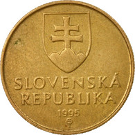 Monnaie, Slovaquie, Koruna, 1995, TB+, Bronze Plated Steel, KM:12 - Slowakei