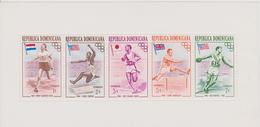 REPUBLIQUE DOMINICAINE BLOCS FEUILLETS JEUX OLYMPIQUES DE MELBOURNE 1956 - Sommer 1956: Melbourne