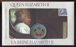 Canada - Enveloppe Philatélique - Queen Elizabeth II   Avec Médaille - Canada Post Year Sets/merchandise