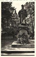 MOERS Am Rhein, Am Schloss Mit Denkmal (1950s) Foto AK - Moers
