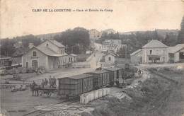 23-LA-COURTINE- CAMP- GARE ET ENTREE DU CAMP - La Courtine