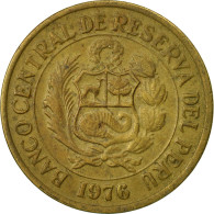 Monnaie, Pérou, Sol, 1976, Lima, TTB, Laiton, KM:266.1 - Peru