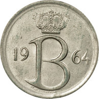 Monnaie, Belgique, 25 Centimes, 1964, Bruxelles, TB+, Copper-nickel, KM:153.2 - 25 Centimes