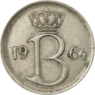 Monnaie, Belgique, 25 Centimes, 1964, Bruxelles, TTB, Copper-nickel, KM:153.2 - 25 Centimes