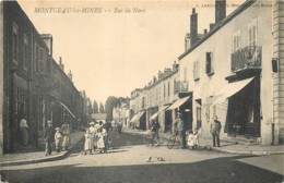 71 - MONTCEAU LES MINES - Rue Du Nord En 1905 - Belle Animation - Montceau Les Mines