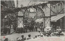 CPA IXè Congrès Mutualiste Arc De Triomphe Défilé Ave Alsace Lorraine BOURG 01 - Sonstige & Ohne Zuordnung