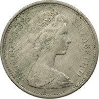 Monnaie, Grande-Bretagne, Elizabeth II, 5 New Pence, 1969, TTB, Copper-nickel - 5 Pence & 5 New Pence