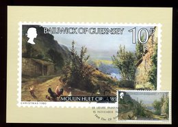 Guernesey - Carte Maximum 1980 - Oeuvre De Peter Le Lievre - N43 - Guernsey