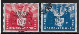 Allemagne DDR N°36/37 - Oblitéré - TB - Used Stamps