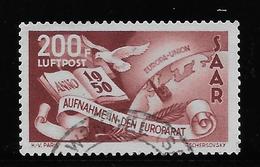 Sarre Poste Aérienne N°13 - Oblitéré - TB - Airmail