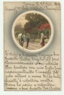 Delcampe - ILLUSTRAZIONE VITA CONTADINA 1909 VIAGGIATA FP - Vor 1900