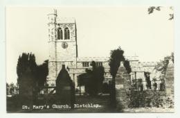 ST. MARY'S CHURCH, BLETCHLEY  VIAGGIATA FP - Buckinghamshire