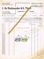 Zingem: 1946; J.De Meulemeester & G. Thiers   TISSUS EN GROS  Geweefsels In 't Groot  (STATIESTRAAT  11 - Syngem) - 1900 – 1949