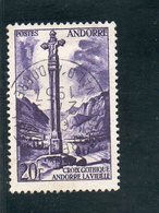 ANDORRE FR. 1955 O - Gebraucht