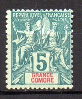 Col10    Grande Comore N° 4 Neuf X MH  Cote : 5,00 Euro Cote 2015 - Ongebruikt