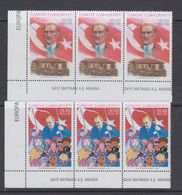 Europa Cept 1998 Turkey 3x2v (corner)  ** Mnh (41154) - 1998