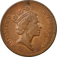 Monnaie, Grande-Bretagne, Elizabeth II, Penny, 1989, TB+, Bronze, KM:935 - 1 Penny & 1 New Penny