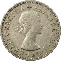 Monnaie, Grande-Bretagne, Elizabeth II, Shilling, 1958, TTB, Copper-nickel - I. 1 Shilling