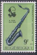 Belgique N° 1684 *** Saxophone Ténor Et Effigie D'Adolphe Sax - 1973 - Nuevos