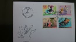 LIECHTENSTEIN 2007 COMICS FDC - Covers & Documents