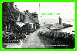 LYNMOUTH, UK - LYNMOUTH HARBOUR, FROM MARS HILL - WRITTEN - - Lynmouth & Lynton