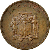 Monnaie, Jamaica, Elizabeth II, Cent, 1971, Franklin Mint, TTB, Bronze, KM:45 - Jamaique