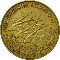 Monnaie, États De L'Afrique Centrale, 10 Francs, 1975, Paris, TB+ - Repubblica Centroafricana