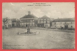 C.P.A.  (52) " ANDELOT  "  Place Cérès Et Hôtel De Ville  (Très Animée ) Voir 2 Photos - Andelot Blancheville