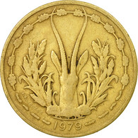 Monnaie, West African States, 25 Francs, 1979, Paris, TB+, Aluminum-Bronze, KM:5 - Costa De Marfil