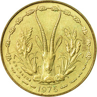 Monnaie, West African States, 5 Francs, 1975, Paris, TB+ - Côte-d'Ivoire