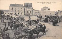 44-ANCENIS- PLACE DES VICTOIRES , MARCHE AUX PORCS - Ancenis