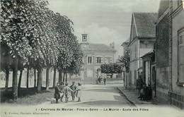 FLINS SUR SEINE - La Mairie,école Des Filles. - Flins Sur Seine